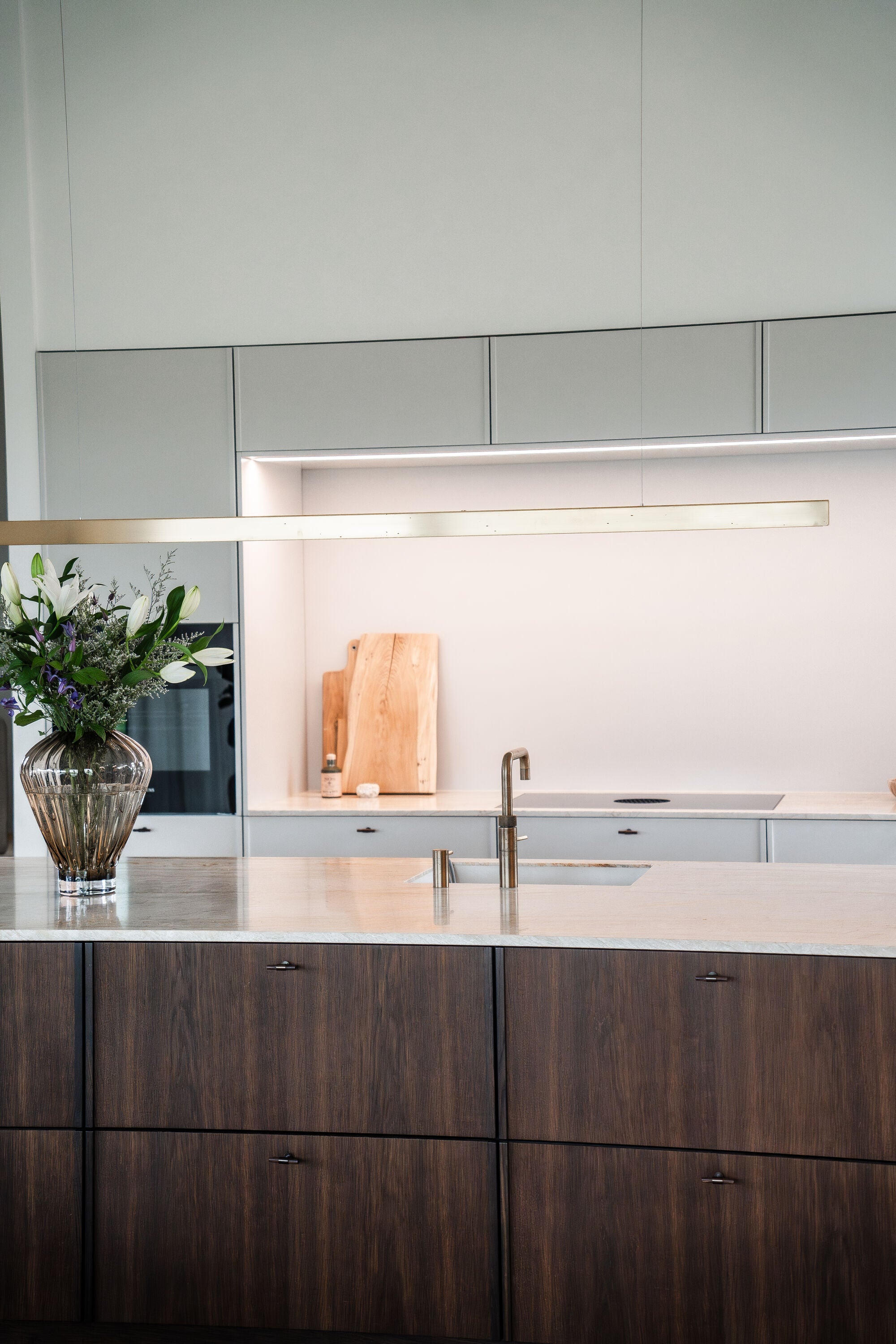 Røget egetræs køkken i Odder