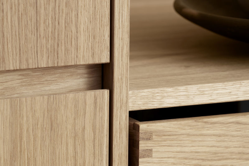 Fingertappet indbygget reol system