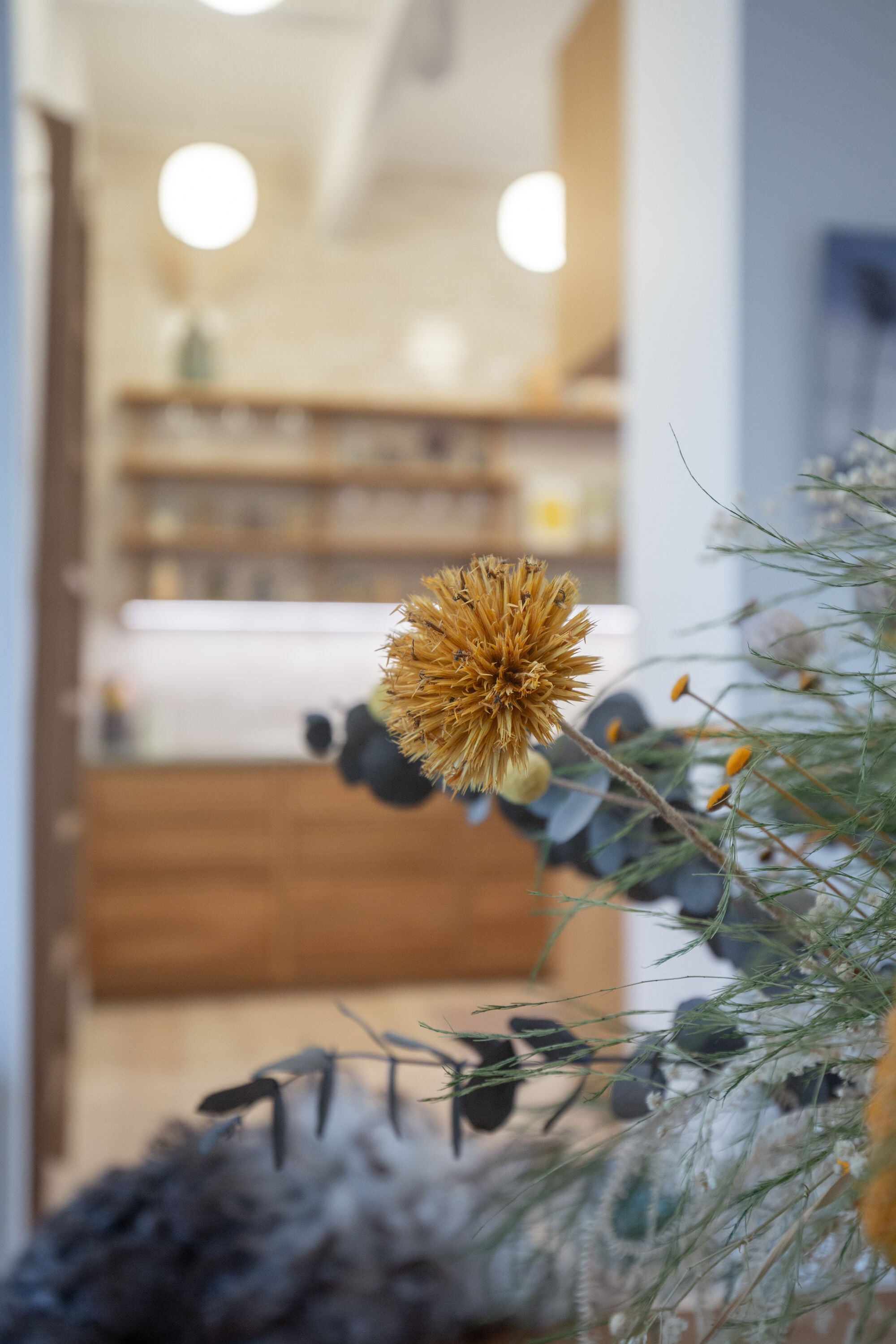 Detalje billede af en blomst