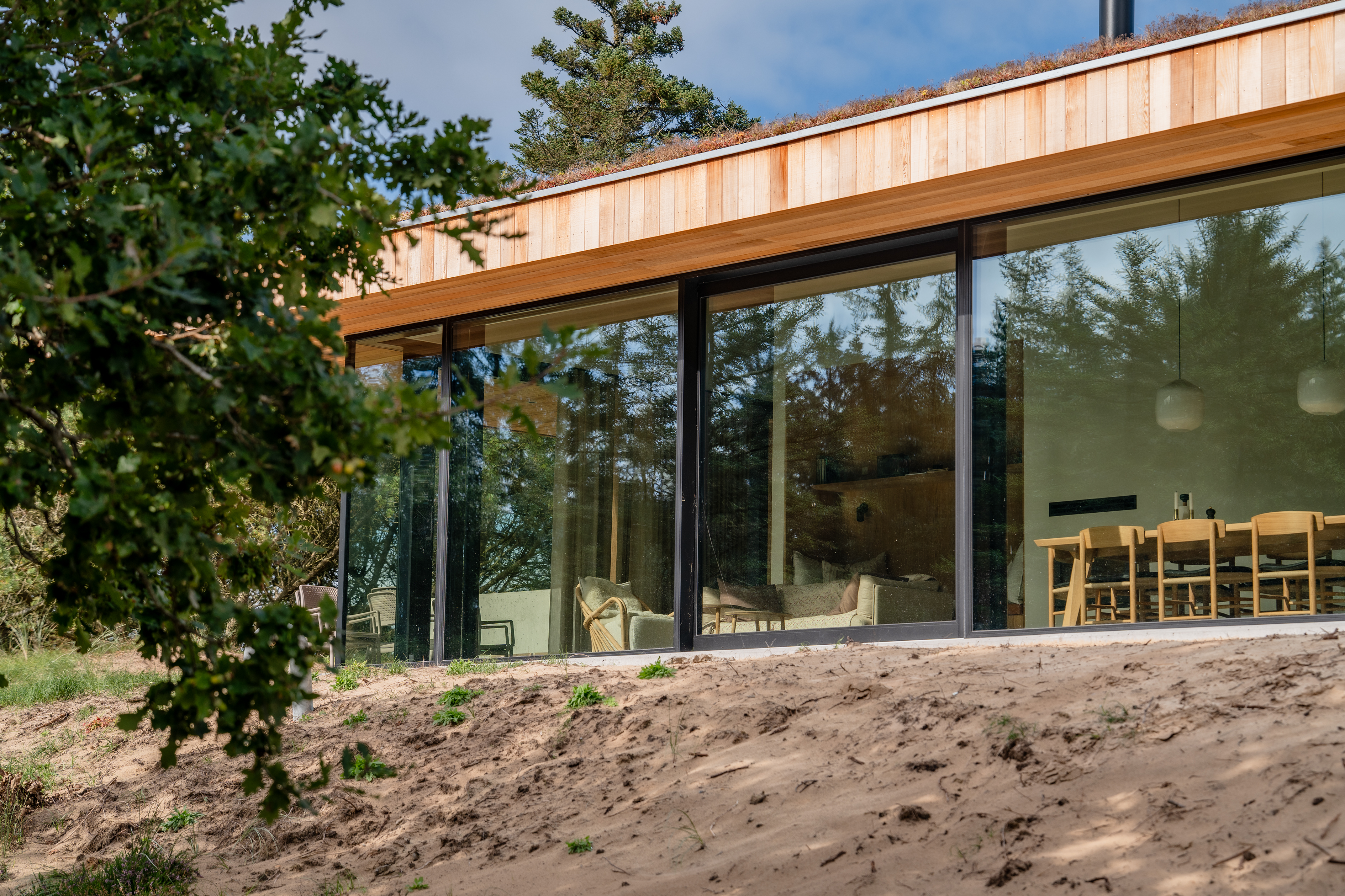 Snedkerkøkken i sommerhus ved Blokhus
